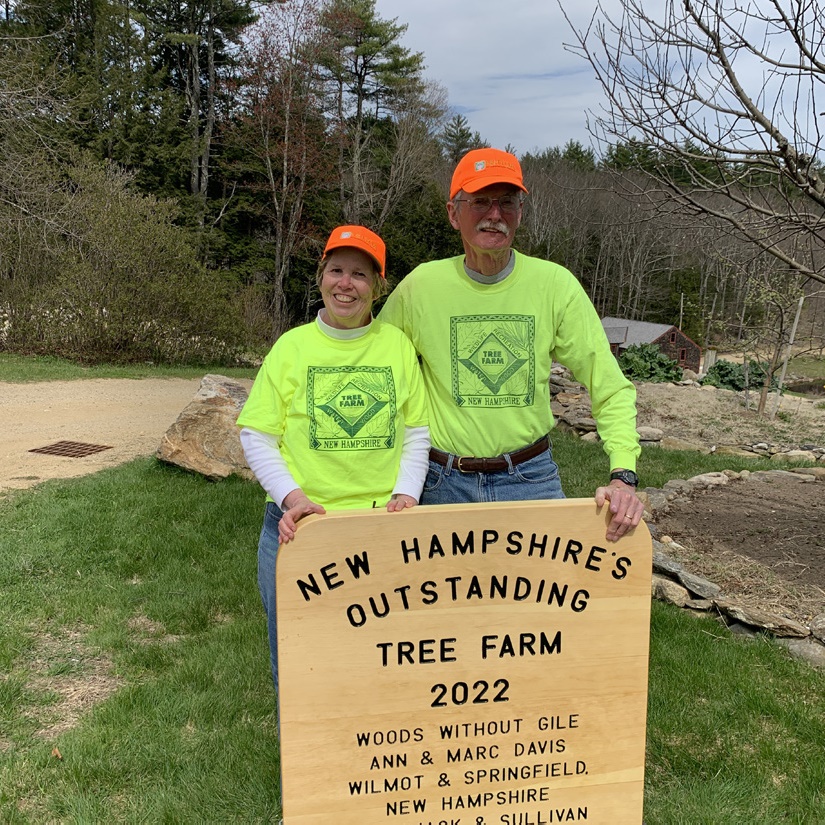 Tree Farm Field Day Recognizes Ann and Marc Davis and their Woods Without Gile Property