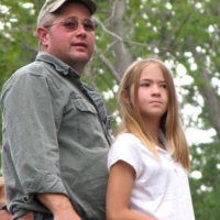 Farm manager Todd Richardson shared his tour guide duties with his daughter Jessie.