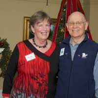 Doug Lyon served as Vice-Chair to John Garvey in 2013-2014.  From 2015-2018, Doug served as Ausbon Sargent's Chairman of the Board. With Doug in this photo is Marilyn Kidder who served as Vice-Chair, then Chair from 1992-94.