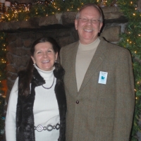 Executive Director, Debbie Stanley and one of Ausbon Sargent's best and longest supporters, Peter Stanley.
