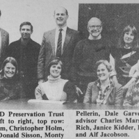 This photo of the Founding Board of Ausbon Sargent appeared in the local newpaper.