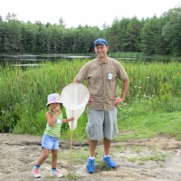 Andy Deegan has a great time sharing his interests on one of his summer Dragonfly Hikes