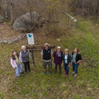Peter Bloch took this staff photo using his drone, our latest piece of technology to help us with the stewardship of our protected properties.