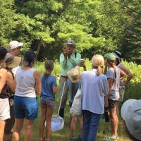 The participants at our Esther Currier Wildlife Management Area (Low Plain) Dragonfly event.